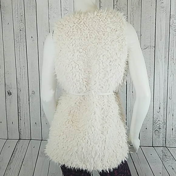 INC Faux Fur Vest S/M New - Picture 5 of 8